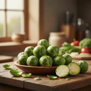 Choux de Bruxelles – Petits Bourgeons, Grand Goût (Vitamines et Caractère)