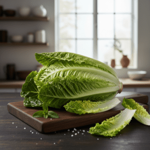 Laitue Romaine – Feuilles Croquantes et Saveur Caractérisée