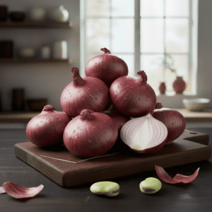 Oignon Rouge– L&rsquo;Essentiel Aromatique, Saveur Intense et Fondante
