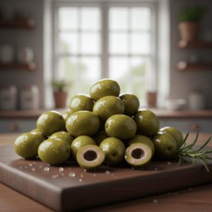 Olives Vertes Croquantes – Goût Frais et Fermeté Classique
